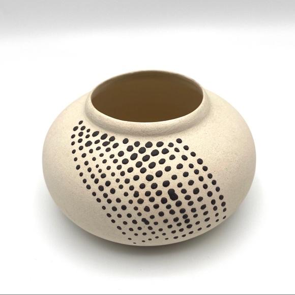 Vintage Art Pottery Vases Bowl Southwest Geometric - Picture 2 of 8